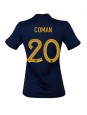 Ženski Nogometna dresi replika Francija Kingsley Coman #20 Domači SP 2022 Kratek rokav